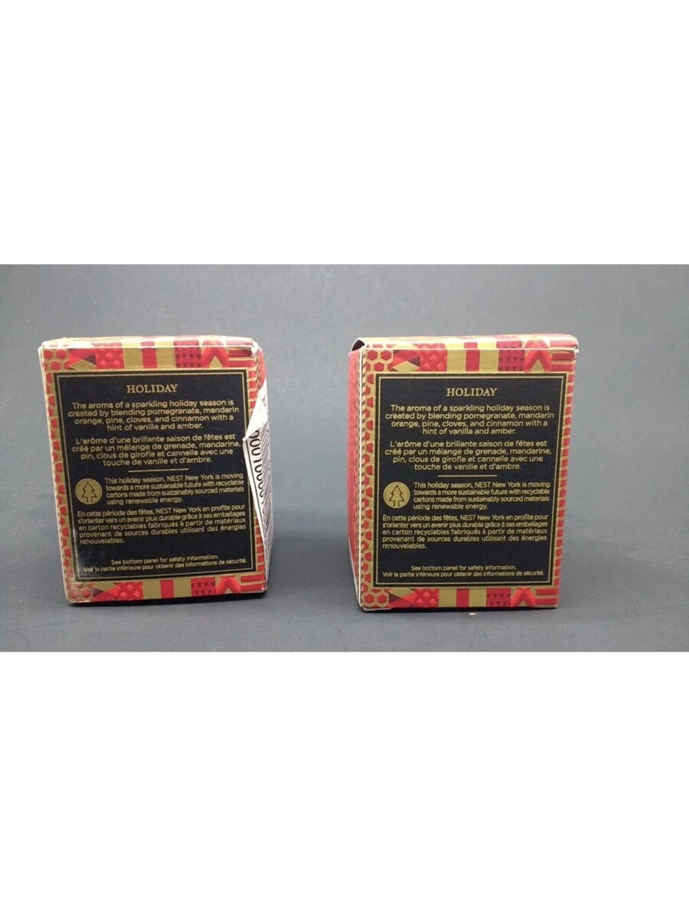 Lot of 2 Nest New York Holiday Scented Candle 2 oz   **READ**